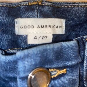 Good American Womens Good Leg Skinny Jean Size 4/27 Dark Denim